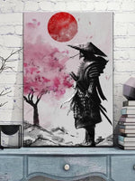 Charger l&#39;image dans la galerie, Tableau Samouraï &#39;Cerisier du Japon&#39;
