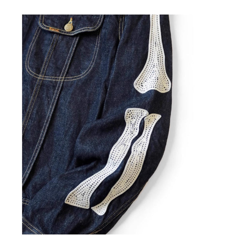 Veste en Jean Squelette