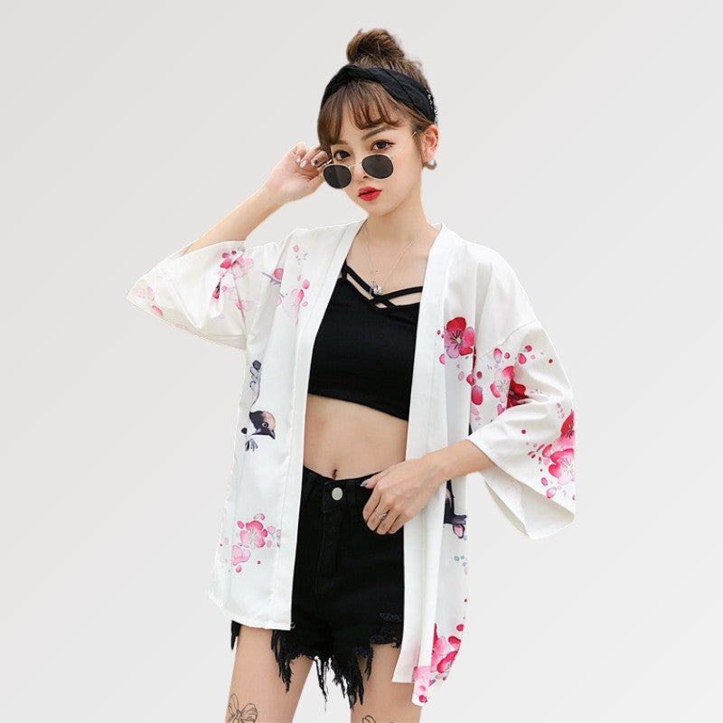 Veste Kimono Femme Geisha 'Sunpyre'