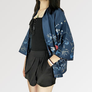 Veste Kimono Femme Motif Floral 'Nansei'
