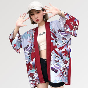 Veste Kimono Streetwear Femme 'Okino'