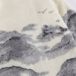 Charger l&#39;image dans la galerie, Veste Polaire Zippée Motifs Brouillard &#39;Ichihara&#39;
