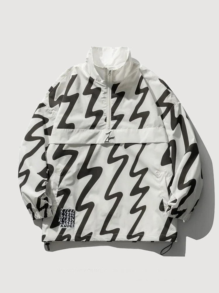Veste Streetwear Noire et Blanche