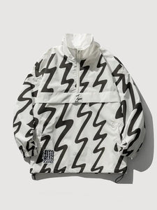 Veste Streetwear Noire et Blanche