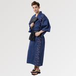 Charger l&#39;image dans la galerie, Yukata Traditionnel Homme &#39;Nasu&#39;
