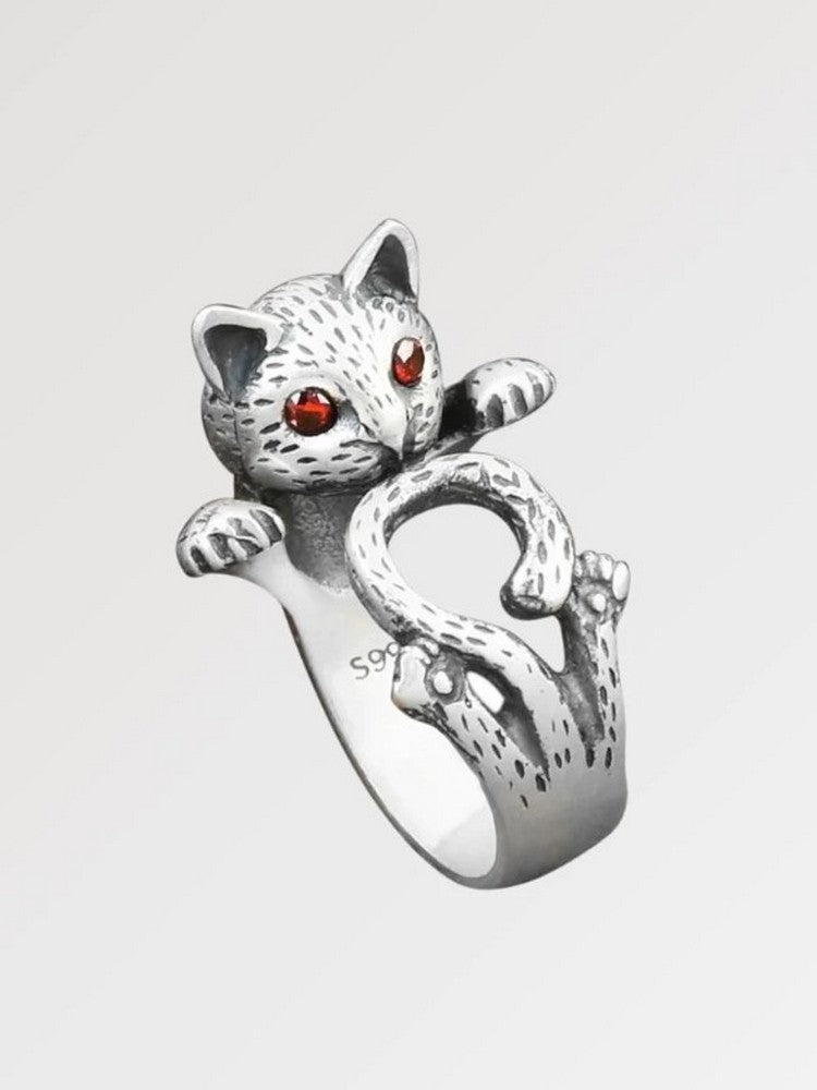 Bague Chat 'Maneki-Neko'