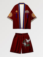 Charger l&#39;image dans la galerie, Ensemble Kimono Short &#39;Rojo&#39;
