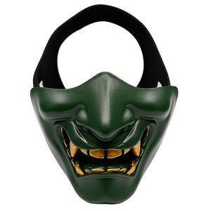 Masque Démon Japonais Vert