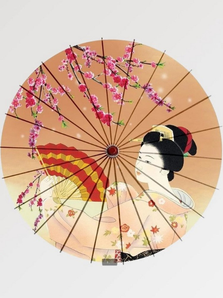 Ombrelle Japonaise Geisha 'Éventail'