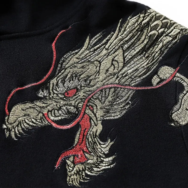 Sweat Japonais Motif Dragon 'Ryu'