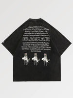 Charger l&#39;image dans la galerie, T-shirt Japonais Oversize &#39;Blackair&#39;
