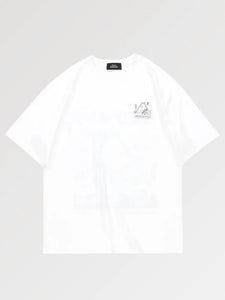 T-shirt Motifs Japonais Oversize 'Yama'