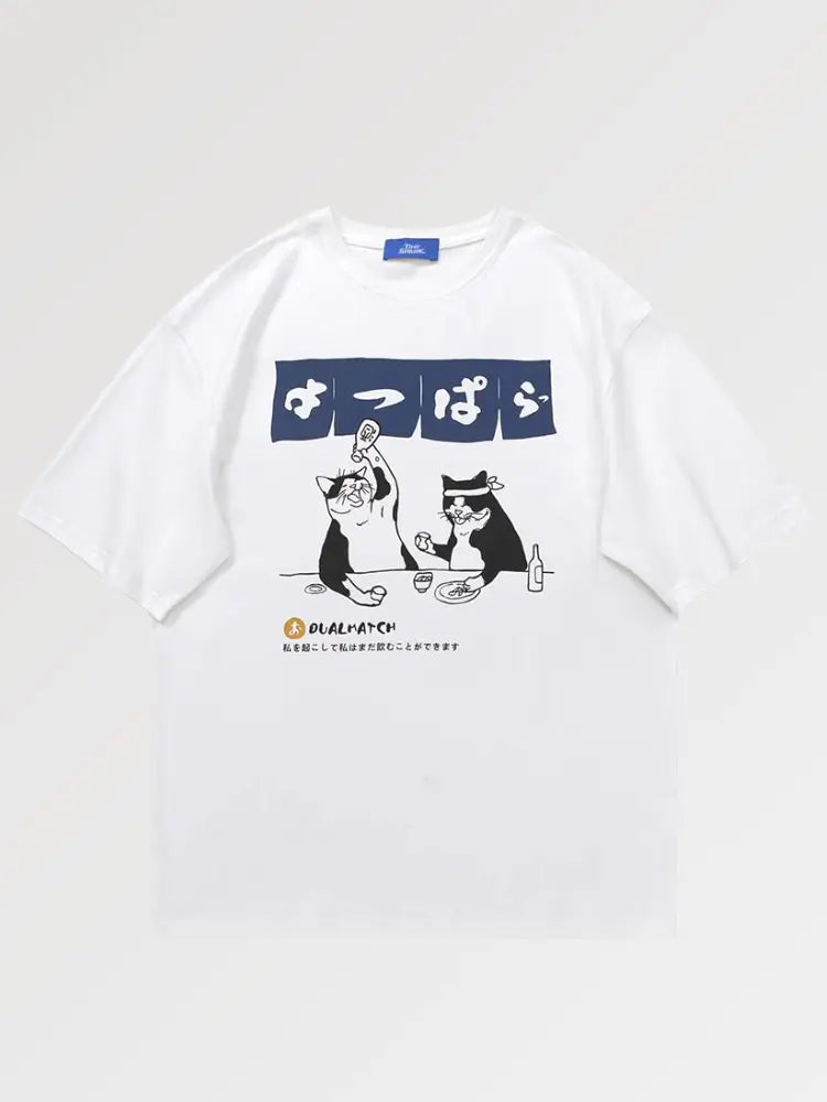 T-shirt Japonais Chat 'Tokudai'