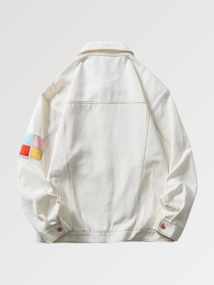 Veste à Empiècement Coloré 'Shingo'