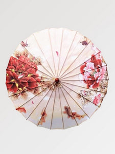 Ombrelle Japonaise 'Rose & Carpe Koï'